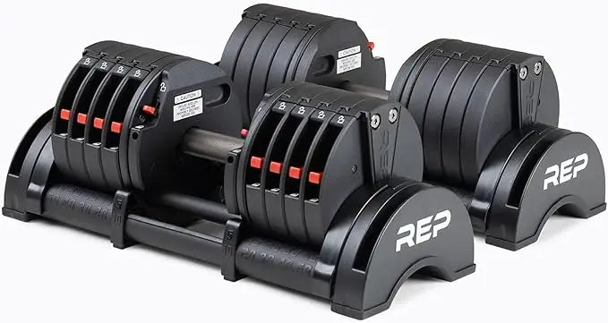 Adjustable Dumbbells, Multiple weight ranges 5-30, 5-40,5-50 and 5-60 lbs