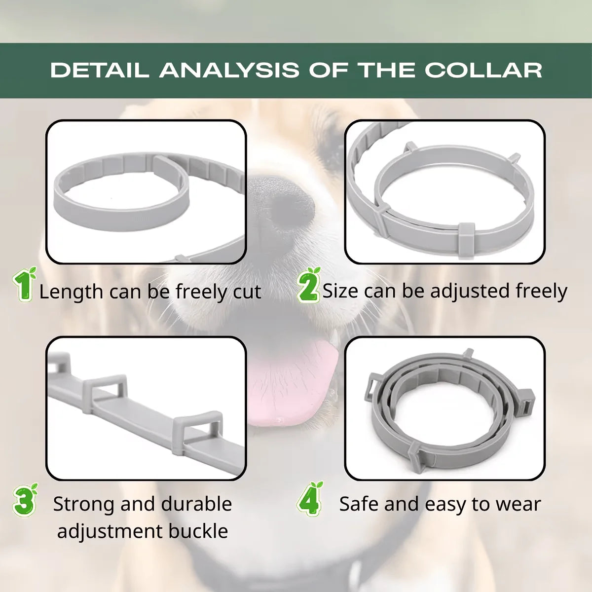 Flea & Tick Protection collar for Dogs and Cats