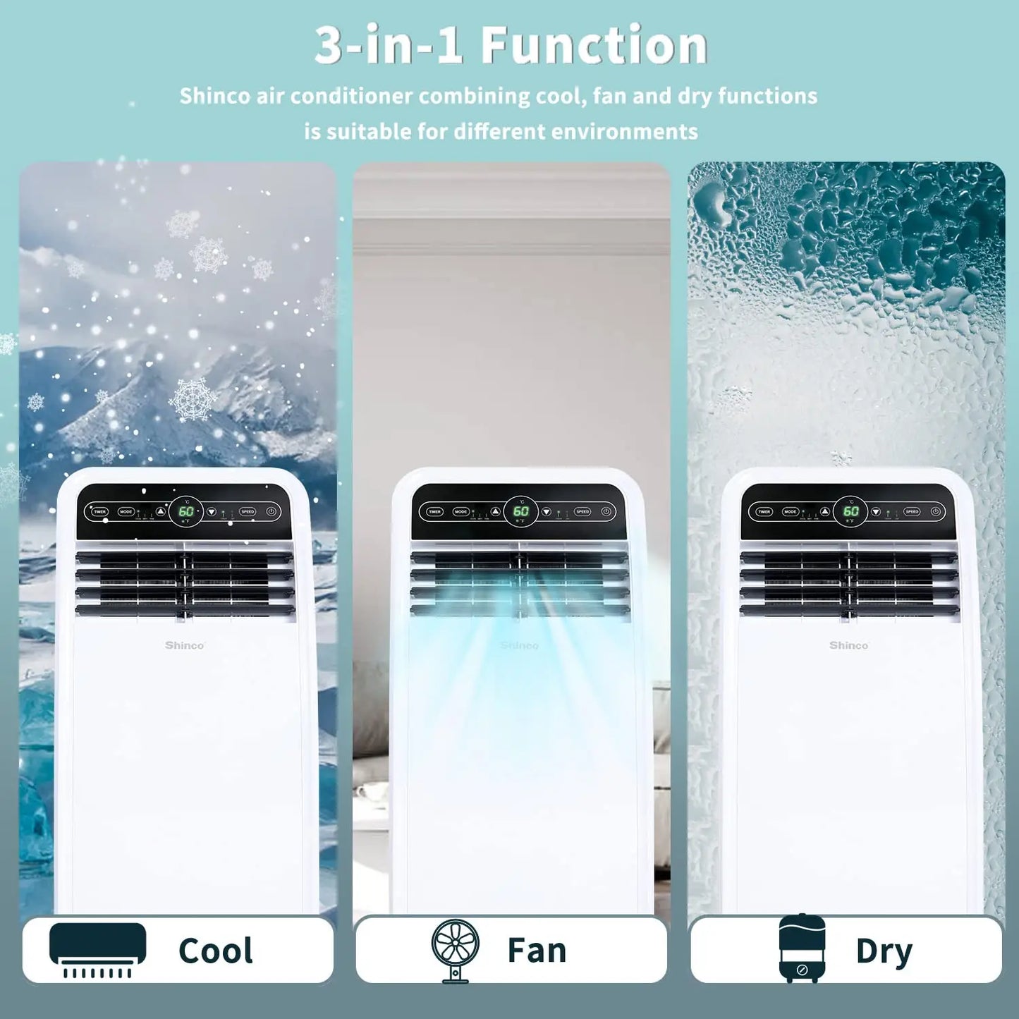 8,000 BTU Portable Air Conditioner