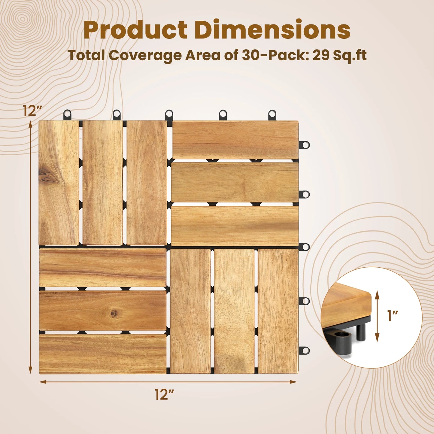 Interlocking Flooring Tiles
