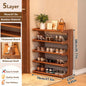 Bamboo Shoe Rack Organizer