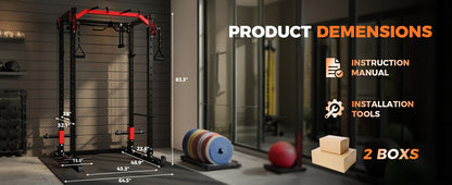 Power Rack with Cable Crossover