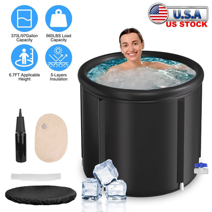 Large Size Ice BathTub with Cover
