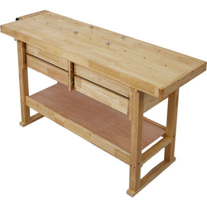 Workbench With 4 Drawers
