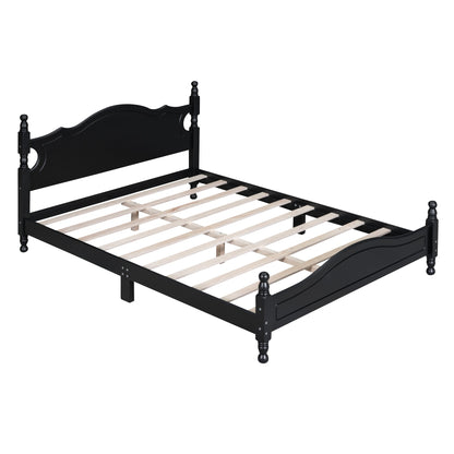 Queen Size Wood Platform Bed Frame