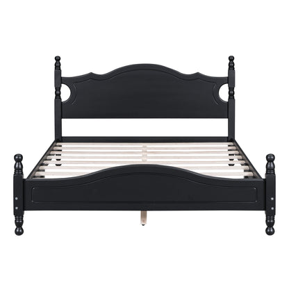 Queen Size Wood Platform Bed Frame