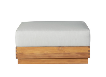 Imperial Grove Outdoor Solid Teak Wood Ottoman