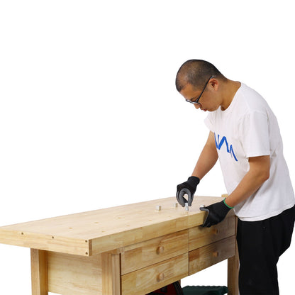 Workbench With 4 Drawers