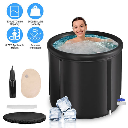 Large Size Ice BathTub with Cover