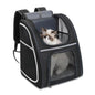 Cat Backpack Carrier Large Pet Backpack For Small Dog Medium Cat Puppy Kitten Bunny Up To 13lbs, Ventilated Mesh Dog Collapsible Travel Backpack For Hiking Walking Outdoor