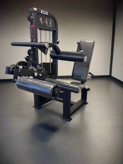 Selectorized Seated Leg Extension & Leg Curl Machine w/ 250lb weight stack (New)
