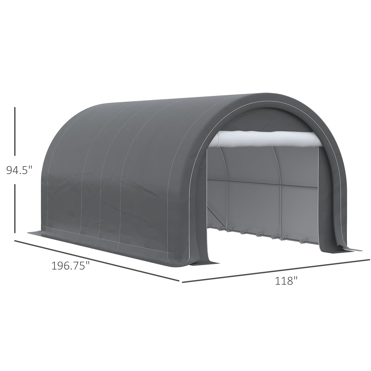 10' x 16' Heavy Duty Carport Garage Storage Tent
