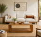 Imperial Grove Outdoor Solid Teak Wood Coffee Table