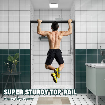 Aluminum Frame Double Sliding Shower Door