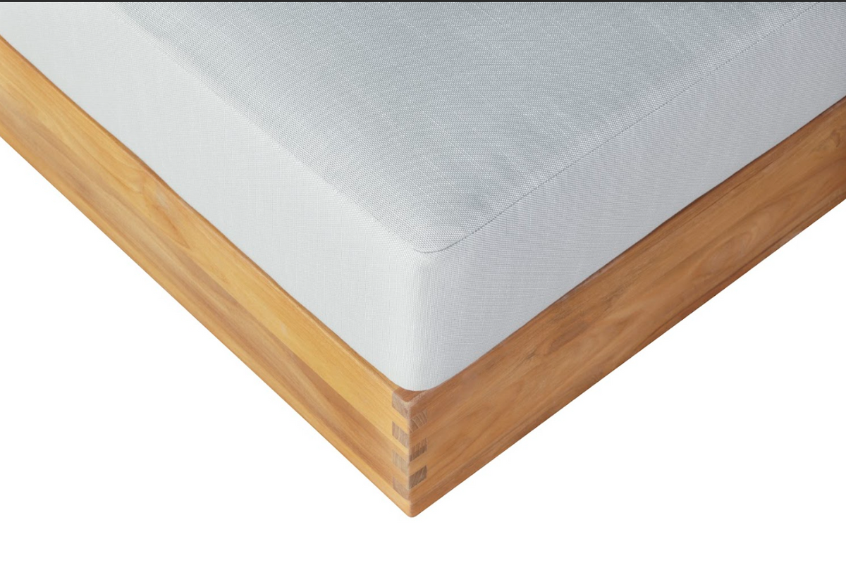 Imperial Grove Outdoor Solid Teak Wood Ottoman