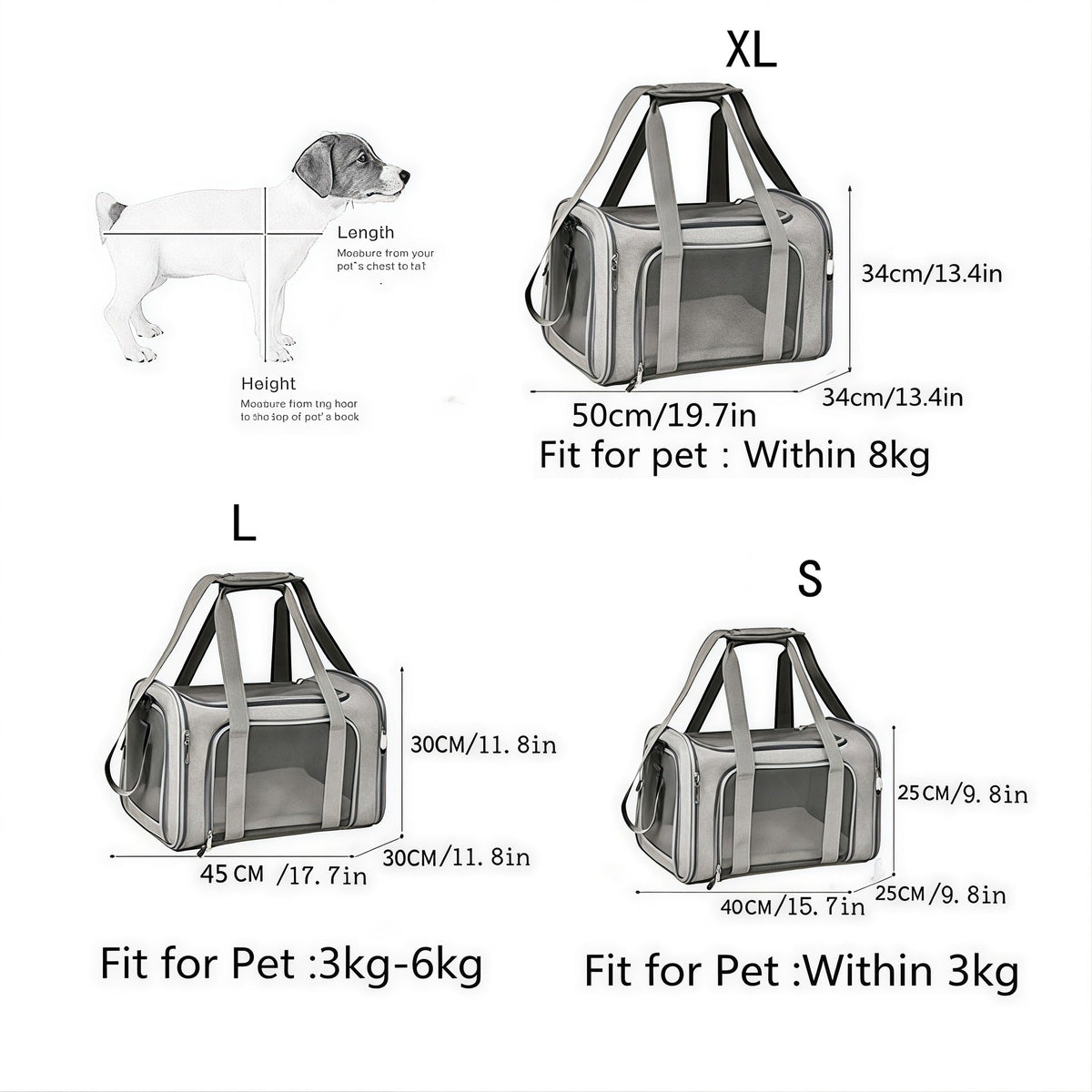 Outdoor Travel Portable Pet Bags For Travel