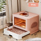 Enclosed Extra-Large Drawer-Type Cat Litter Box
