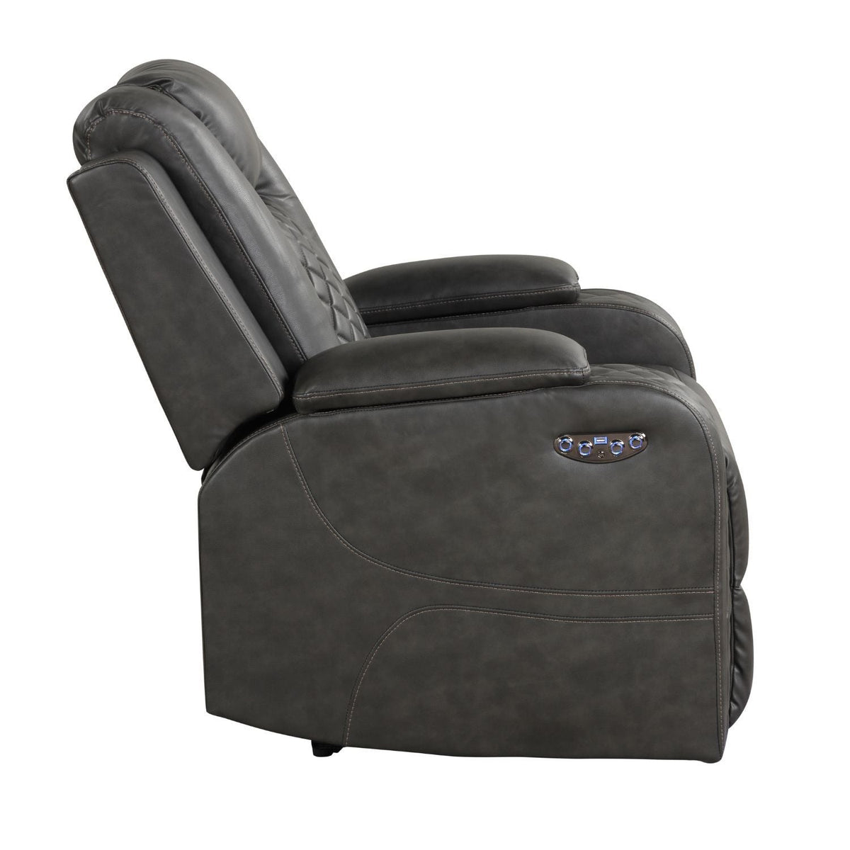Benz - LED & Power Recliner Chair With Adjustable Headrest