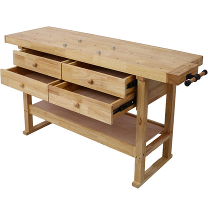Workbench With 4 Drawers