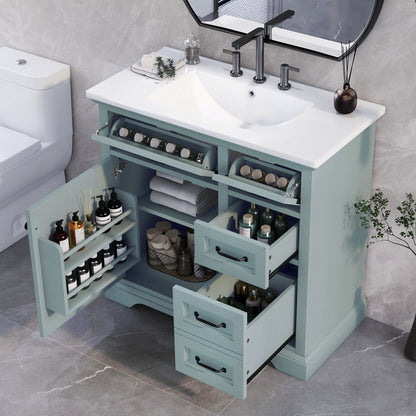 36" Bathroom Vanity with Sink