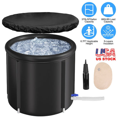 Large Size Ice BathTub with Cover