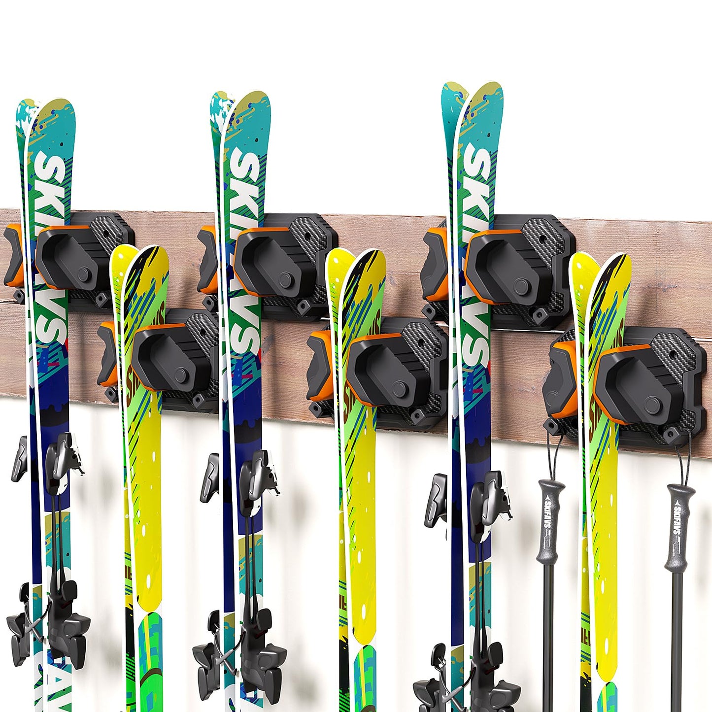 Ski & Snowboard Wall Rack