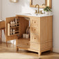 30" Bathroom Vanity with Ceramic Sink Top
