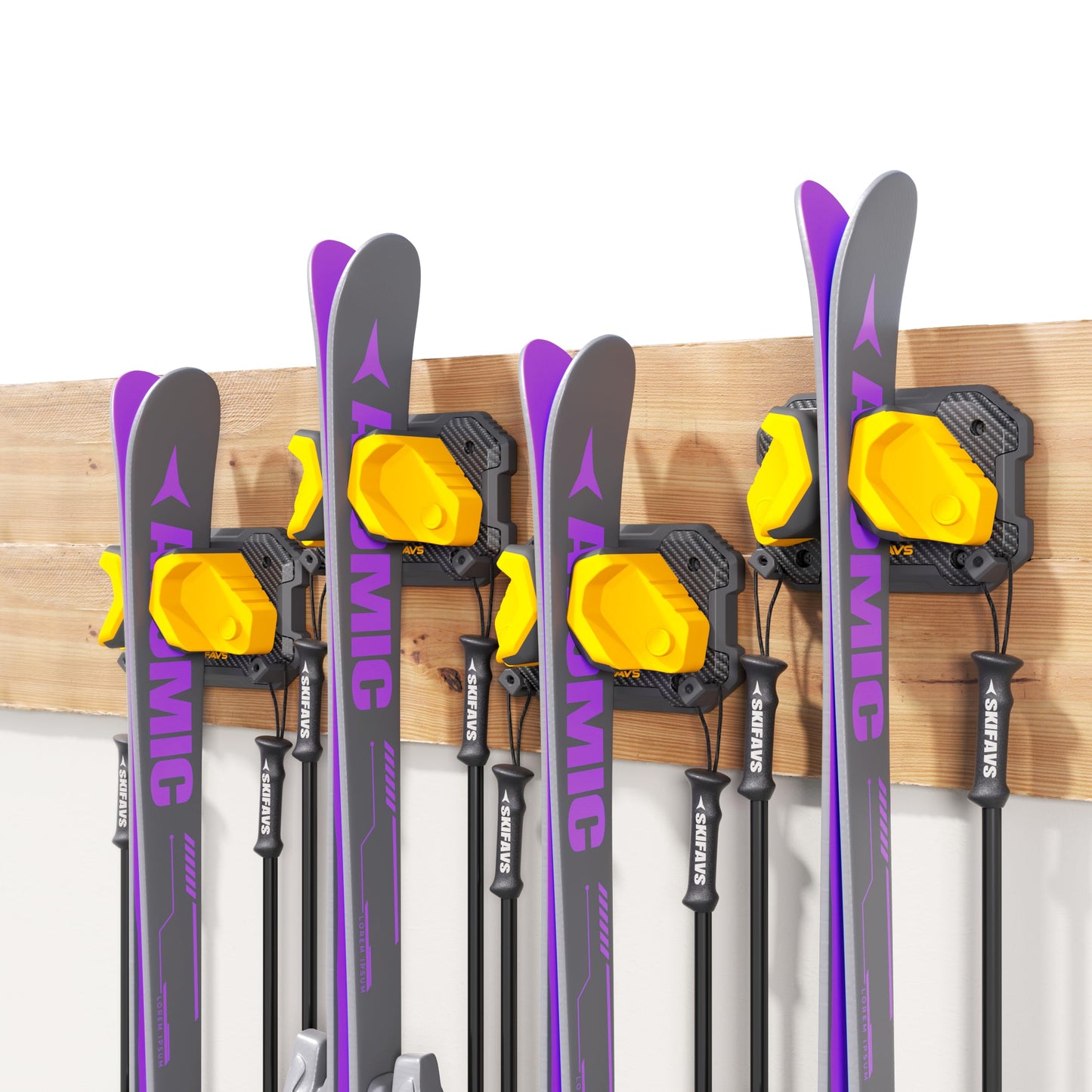 Ski & Snowboard Wall Rack