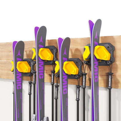 Ski & Snowboard Wall Rack