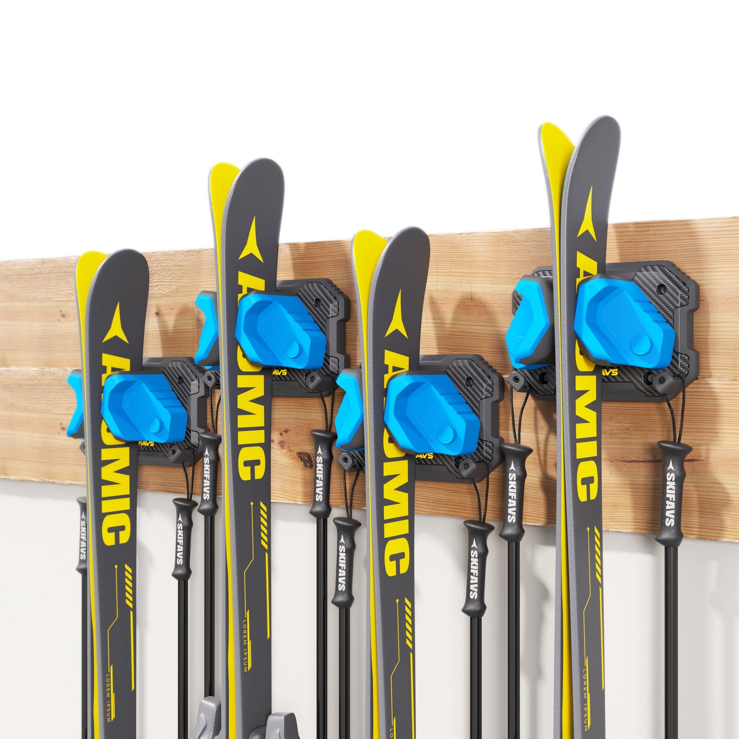 Ski & Snowboard Wall Rack
