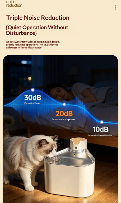 Smart Sensor Wireless Circulating Filtered Pet Water Fountain