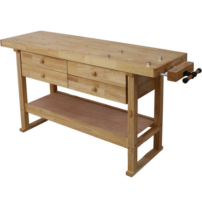 Workbench With 4 Drawers