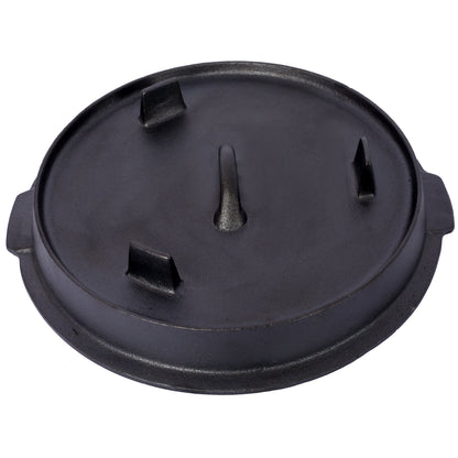 Pre-Seasoned Cast Iron Dutch Oven With Skillet Lid