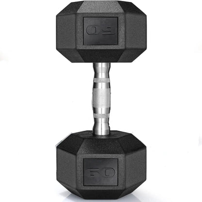Rubber Hex Dumbbell