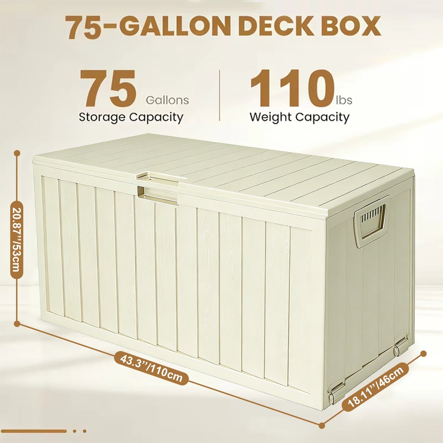 Outdoor Storage Box, Waterproof