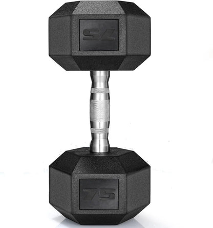 Rubber Hex Dumbbell
