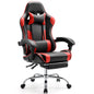 Chair Adjustable Swivel, Leather with Headrest and Lumbar Support