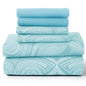 6Pc Paisley Sheet Set – Soft Microfiber, Wrinkle-Free, Luxurious