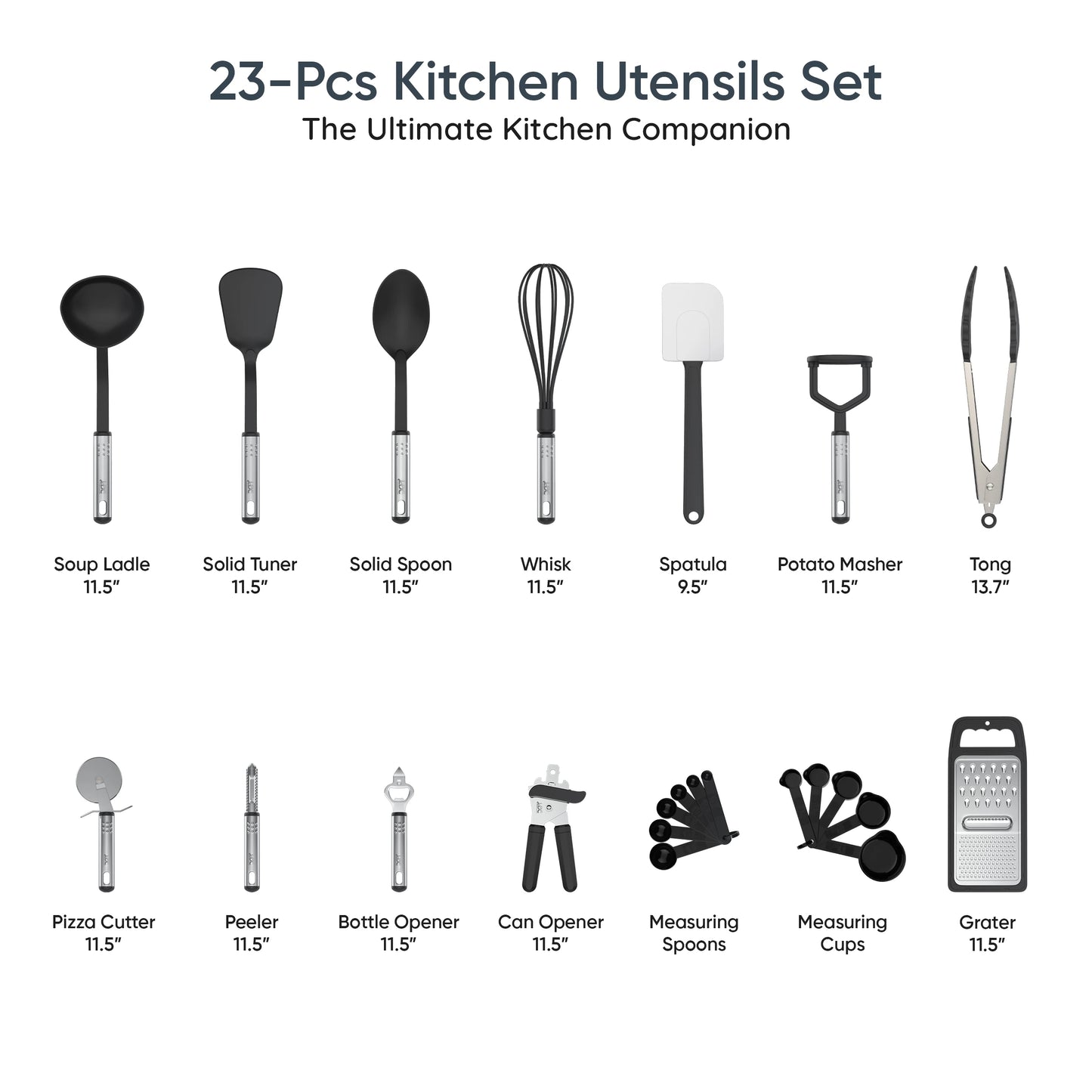 Cooking Utensils Set BPA Free, Food Grade