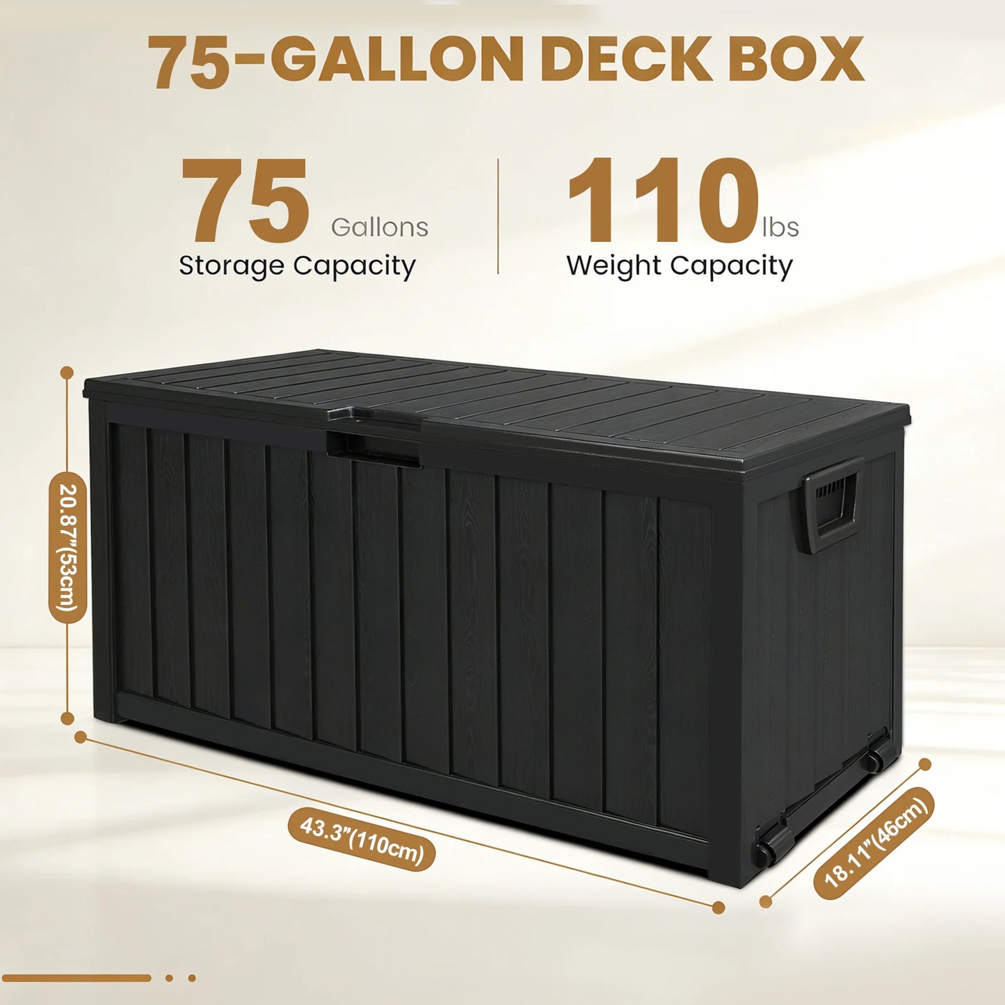 Outdoor Storage Box, Waterproof