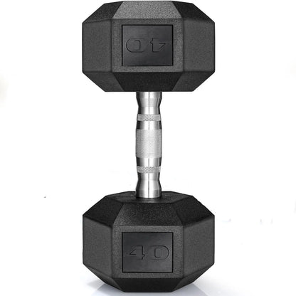 Rubber Hex Dumbbell
