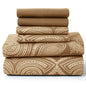 6Pc Paisley Sheet Set – Soft Microfiber, Wrinkle-Free, Luxurious