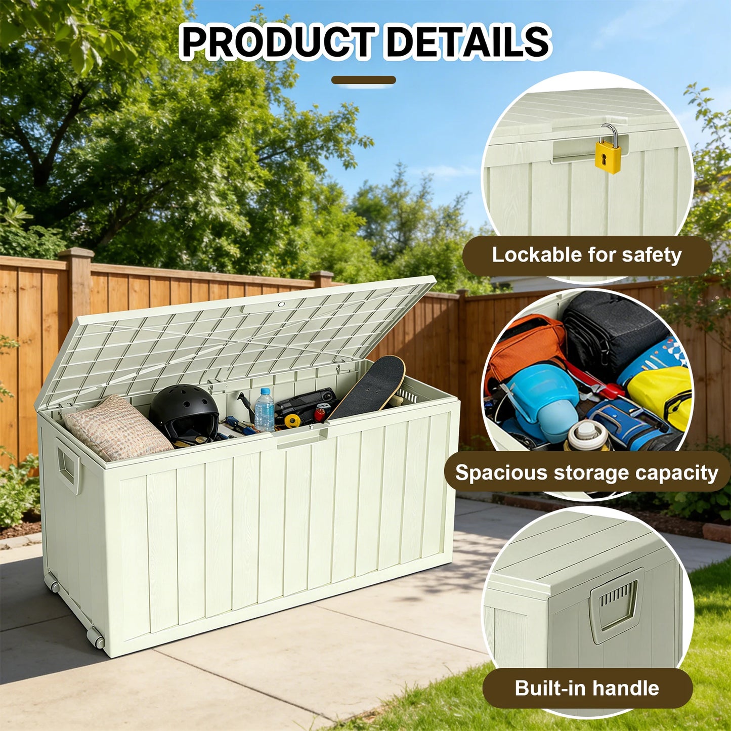 Outdoor Storage Box, Waterproof