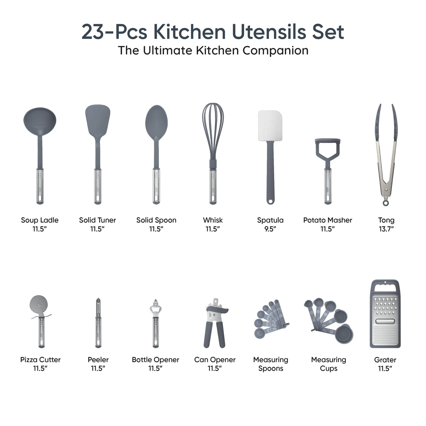 Cooking Utensils Set BPA Free, Food Grade