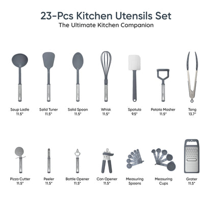 Cooking Utensils Set BPA Free, Food Grade