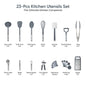 Cooking Utensils Set BPA Free, Food Grade