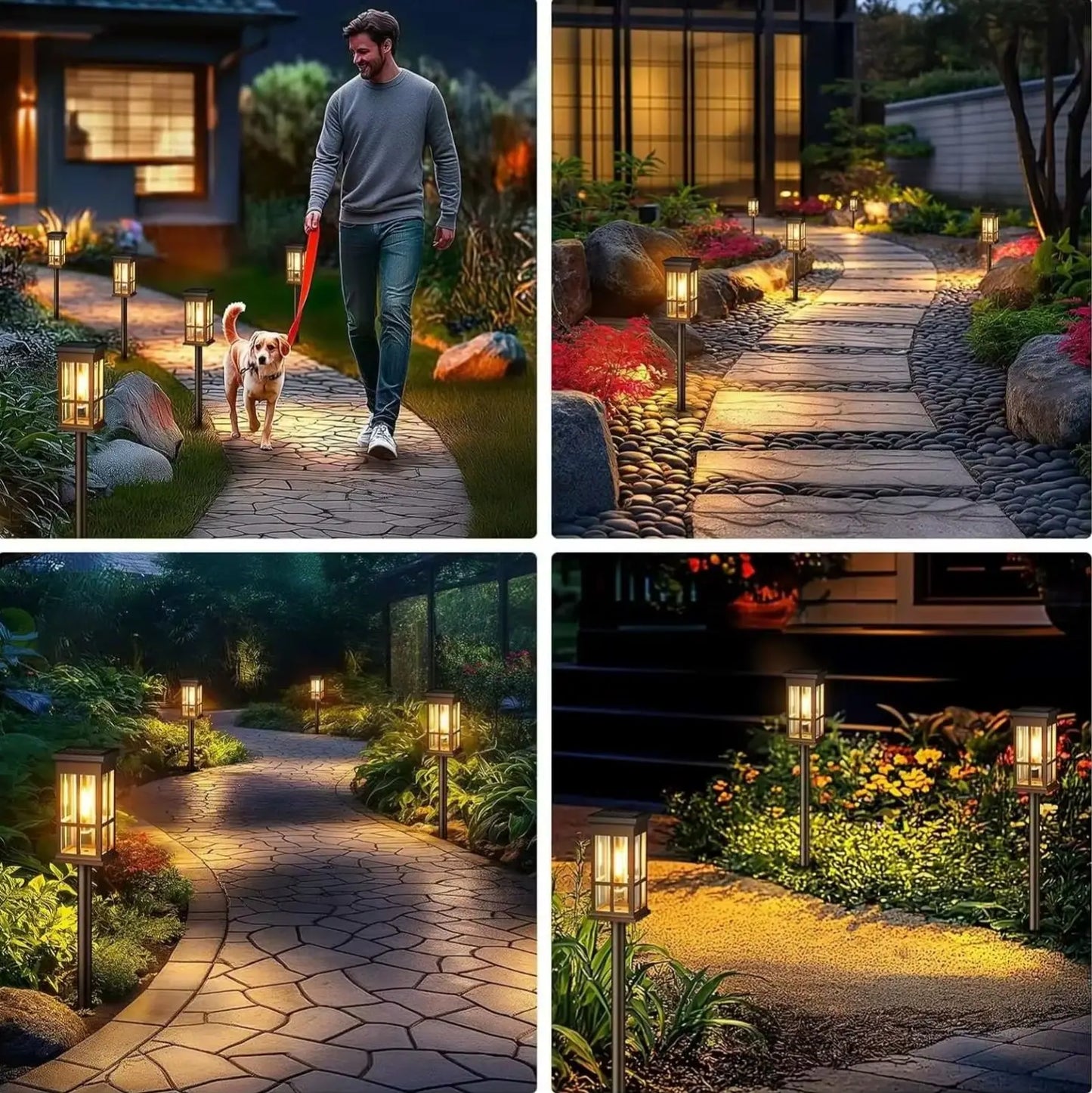 Outdoor Solar Lamp Waterproof Landscape Lighting