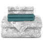 6Pc Paisley Sheet Set – Soft Microfiber, Wrinkle-Free, Luxurious