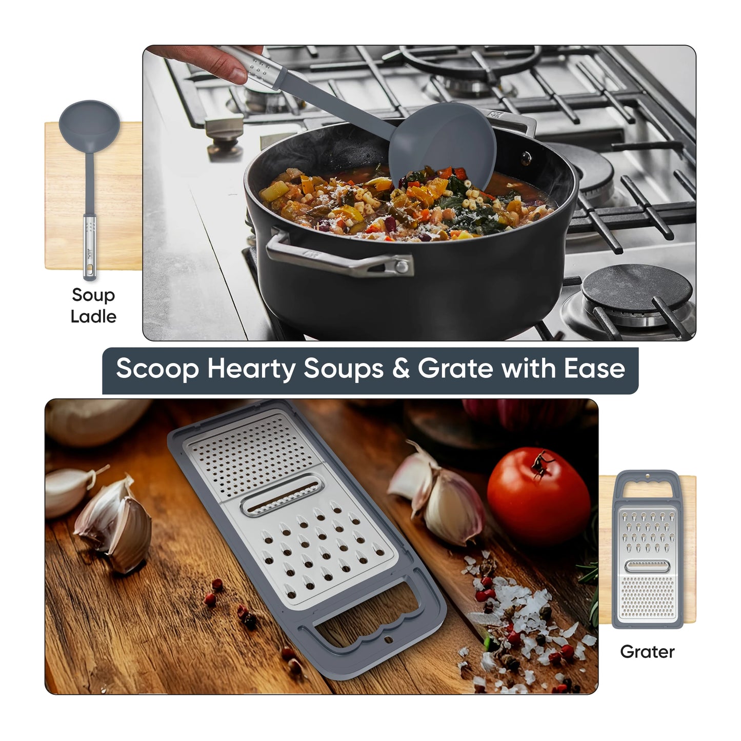 Cooking Utensils Set BPA Free, Food Grade
