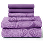 6Pc Paisley Sheet Set – Soft Microfiber, Wrinkle-Free, Luxurious